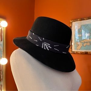 NWT Rag & Bone Floppy Fedora with Iconic Dagger Bandana